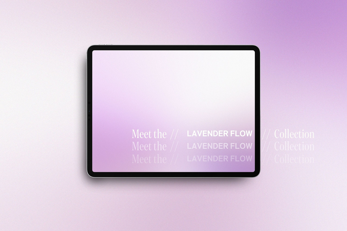 Soft Purple Gradients w/ Noise Texture