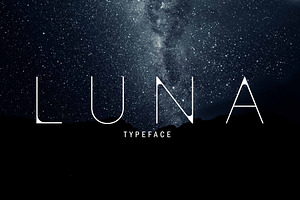 LUNA Typeface | 5 Weights