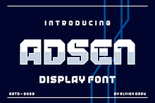 Adsen Slab Serif Font