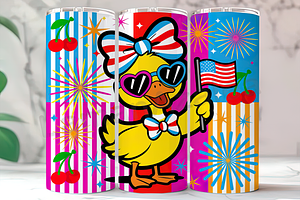 Patriotic Goose 20oz Tumbler, an Arts & Entertainment Photo by LamanAzalea