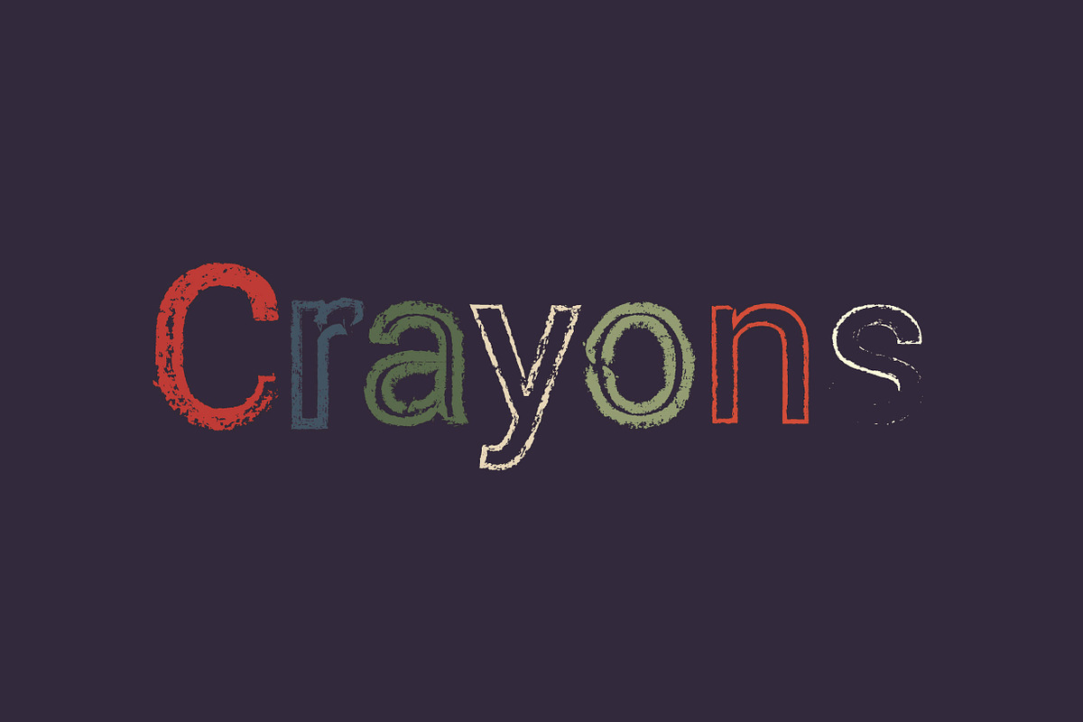 Wax Crayons Illustrator Brushes preview 4