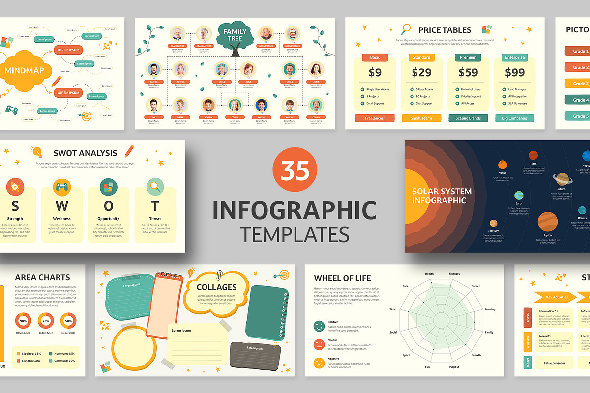 Education Infographic Template Set, a Presentation Template by BrandPacks (Photo 6 of 6)