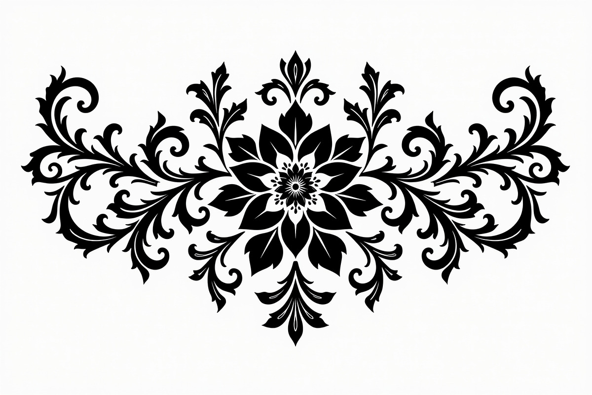 Elegant Floral Ornament Set, an Illustration by BIPLOB EXPERT (Photo 9 of 21)