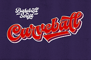 Baseball -Sport Font, a Script Font by Fenotype (Thumbnail 10 of 14)