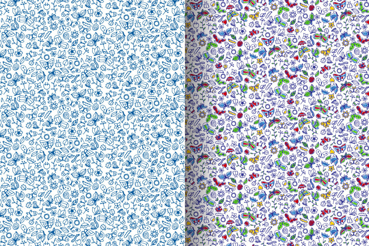 Butterfly patterns, a Pattern Graphic by merion_merion (Photo 3 of 4)