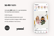 Kids Instagram Post & Stories Canva, a Social Media Template by Yaaas Design (Thumbnail 3 of 16)