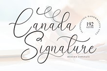 Canada Signature | Script Font