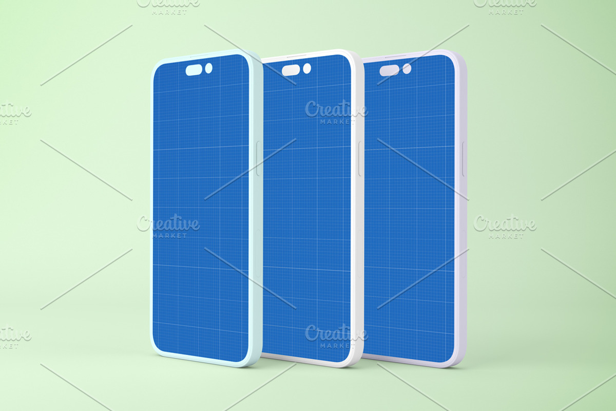 Clay iPhone 14 Mockup, an iPhone Mockup by Qaleb Studio (Photo 11 of 13)