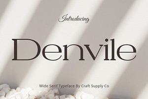 Denvile Wide Serif