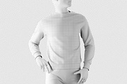 Sweatshirt Mockup, a Shirt Mockup by zpackcreative (Thumbnail 5 of 6)