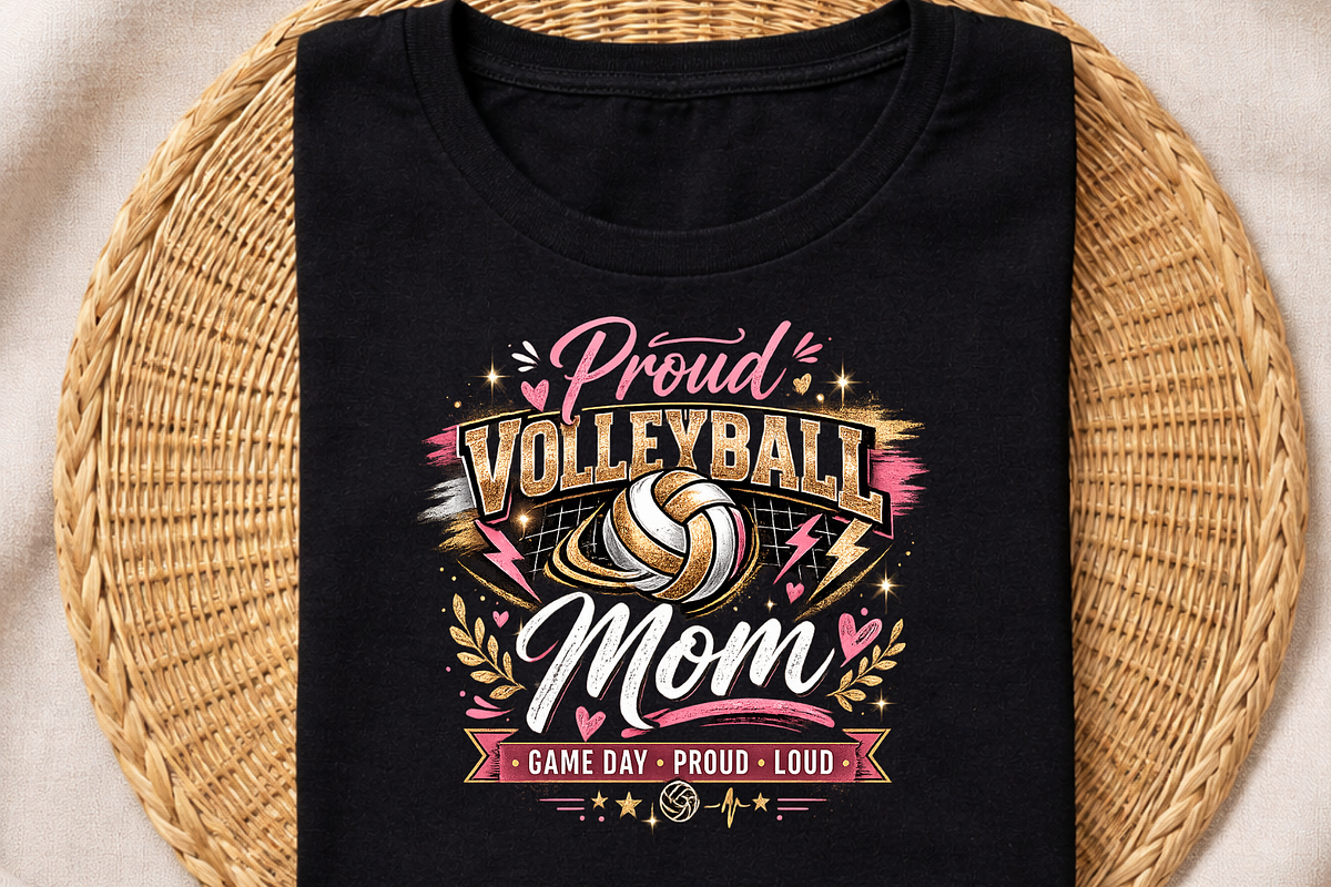 Volleyball Mom PNG, Game Day shirt, a Graphic by Vector Portal (Photo 5 of 7)