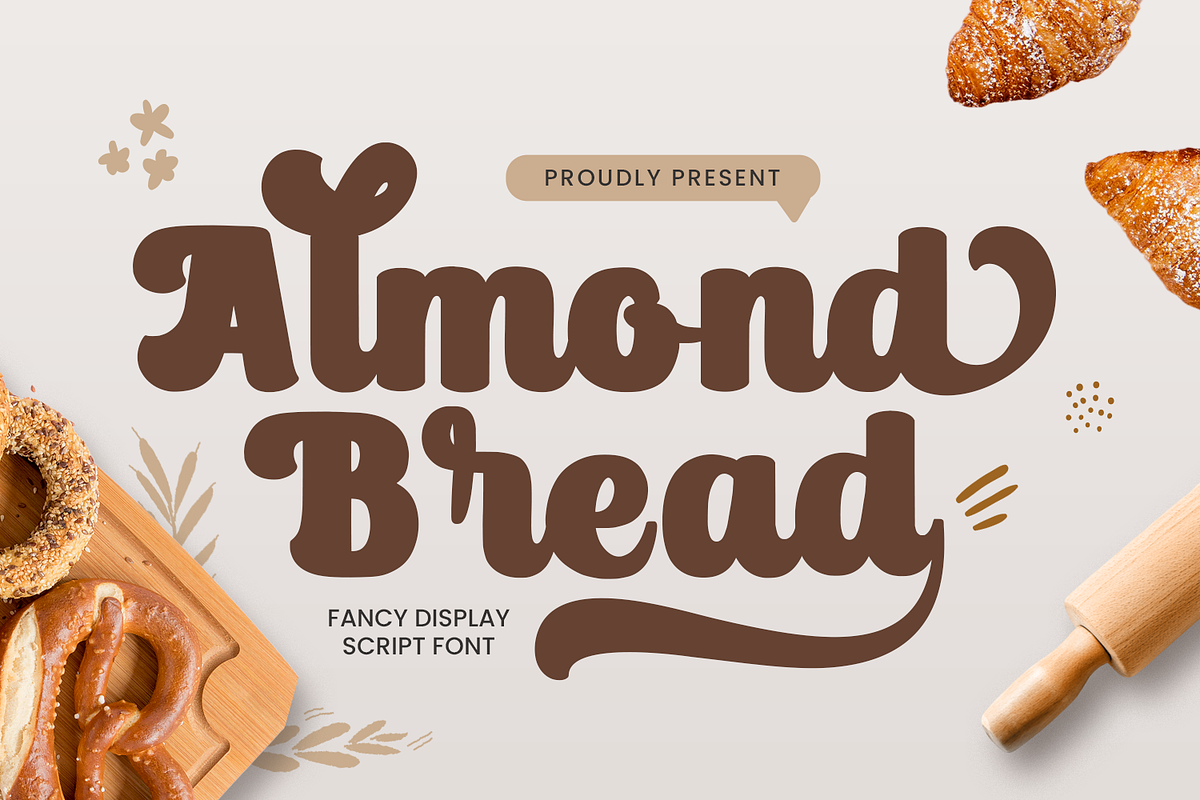 Almond Bread - Bold Script Font, a Handwritten Font by Mozatype (Photo 1 of 8)