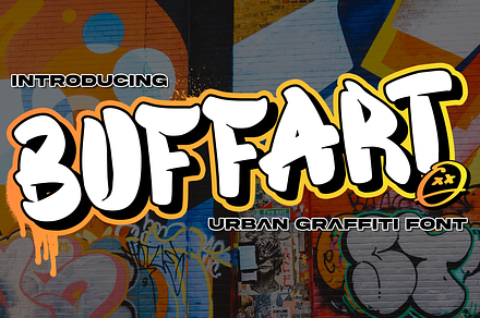 Buffart Urban Graffiti Font