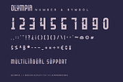 Olympia - Modern Display Font, a Script Font by Alpaprana (Thumbnail 11 of 12)