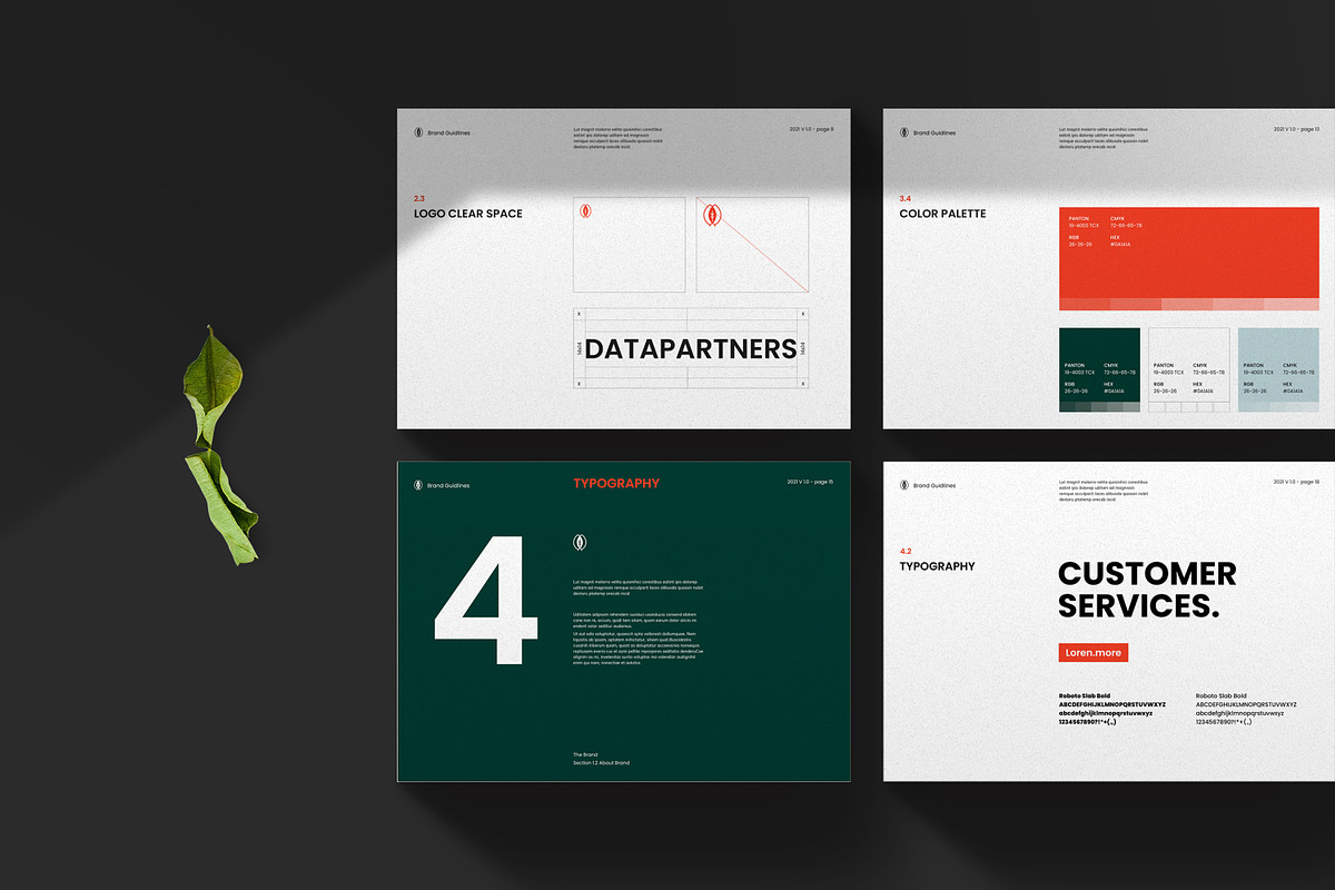 Brand Guidelines, a Brochure Template by GoldenPixelStudio (Photo 6 of 10)