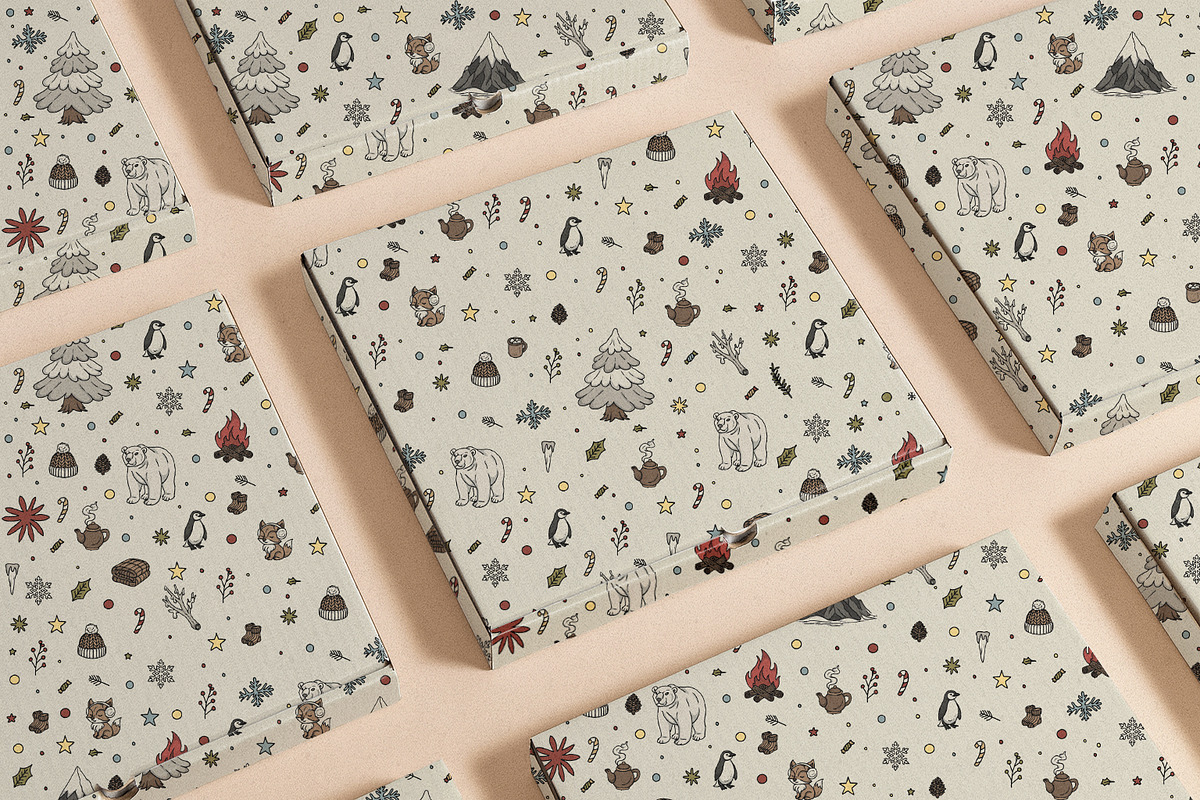 Winter Wonderland Vector Set, an Illustration by MEANDSTUDIO (Photo 3 of 8)
