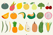 Salad - Vegetables & Fruits, a Food Illustration by Alina Sh (Thumbnail 3 of 9)