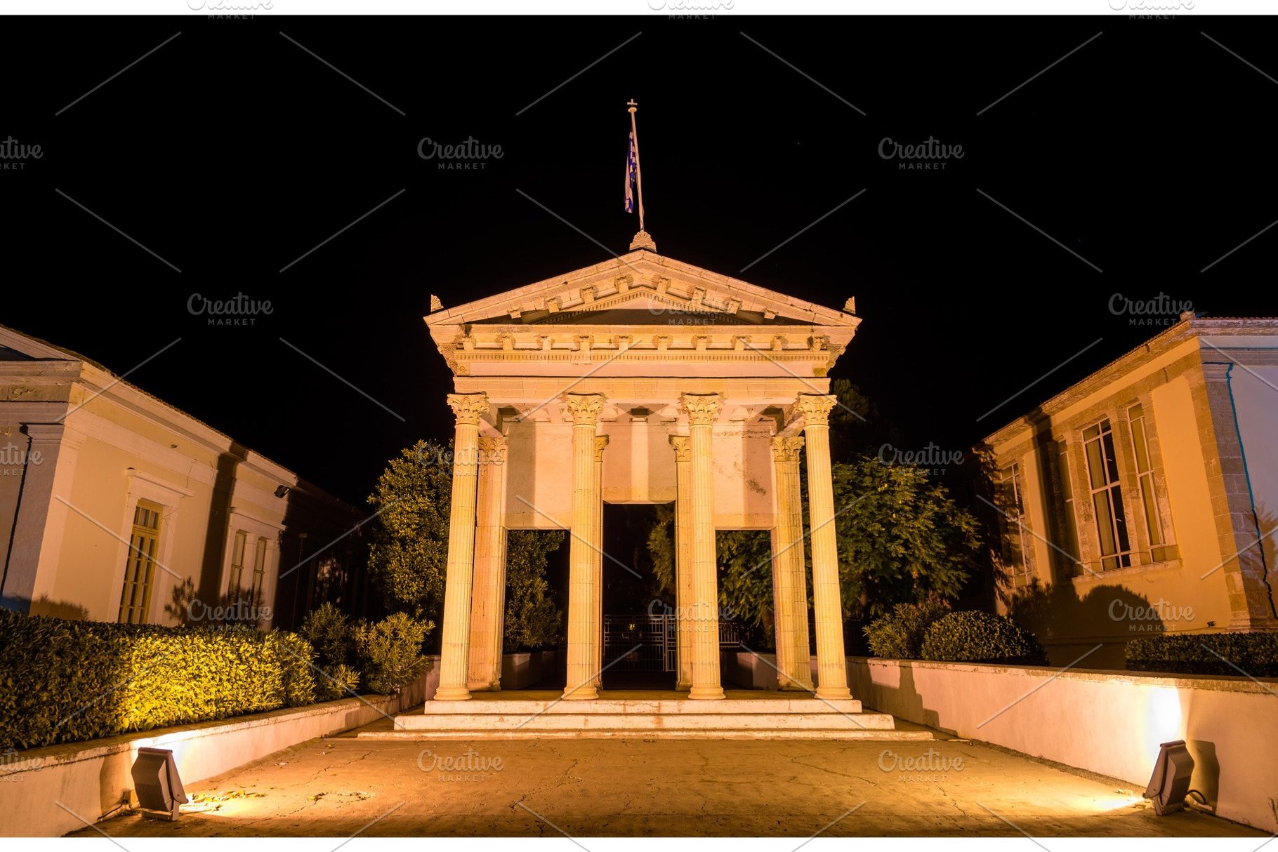 Ancient arch in the city centre of Paphos - Cyprus, an Architecture Photo by Leonid Andronov