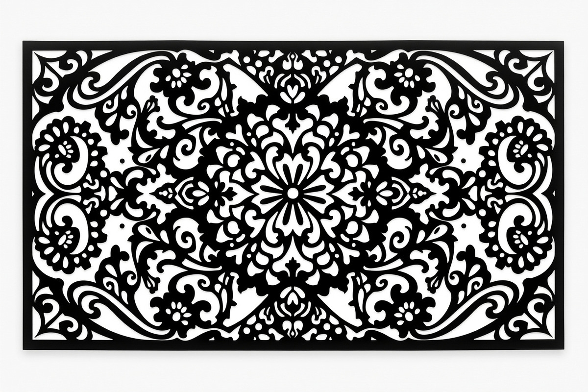 Elegant Laser-Cut Frame SVG Bundle, an Illustration by Gfx_Store (Photo 7 of 7)