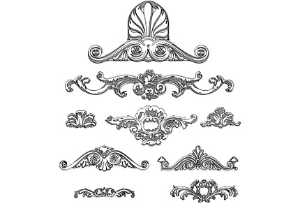 Greek decorative element flower