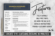 Elegant RESUME Template // Woodward, a Resume Template by LevelUpResume (Thumbnail 2 of 5)