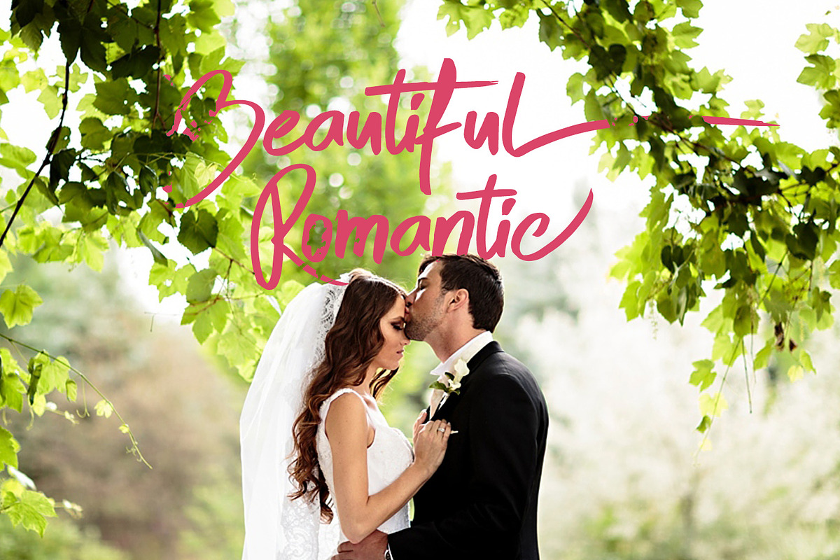 Skytree Script Brush Font preview 2