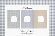 Stripes & Checks: Frames Backgrounds, a Texture Graphic by Purple (Thumbnail 6 of 15)