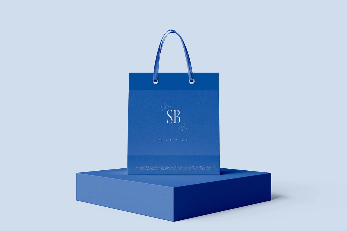 Shopping Bag Mockup, a Packaging Mockup by skybluecreative (Photo 2 of 2)