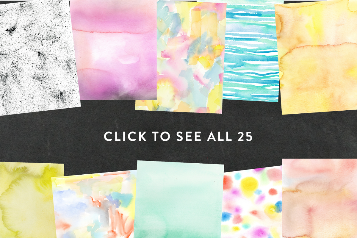 Watercolor Papers, a Texture Graphic by Sugar and Ink (Photo 2 of 3)