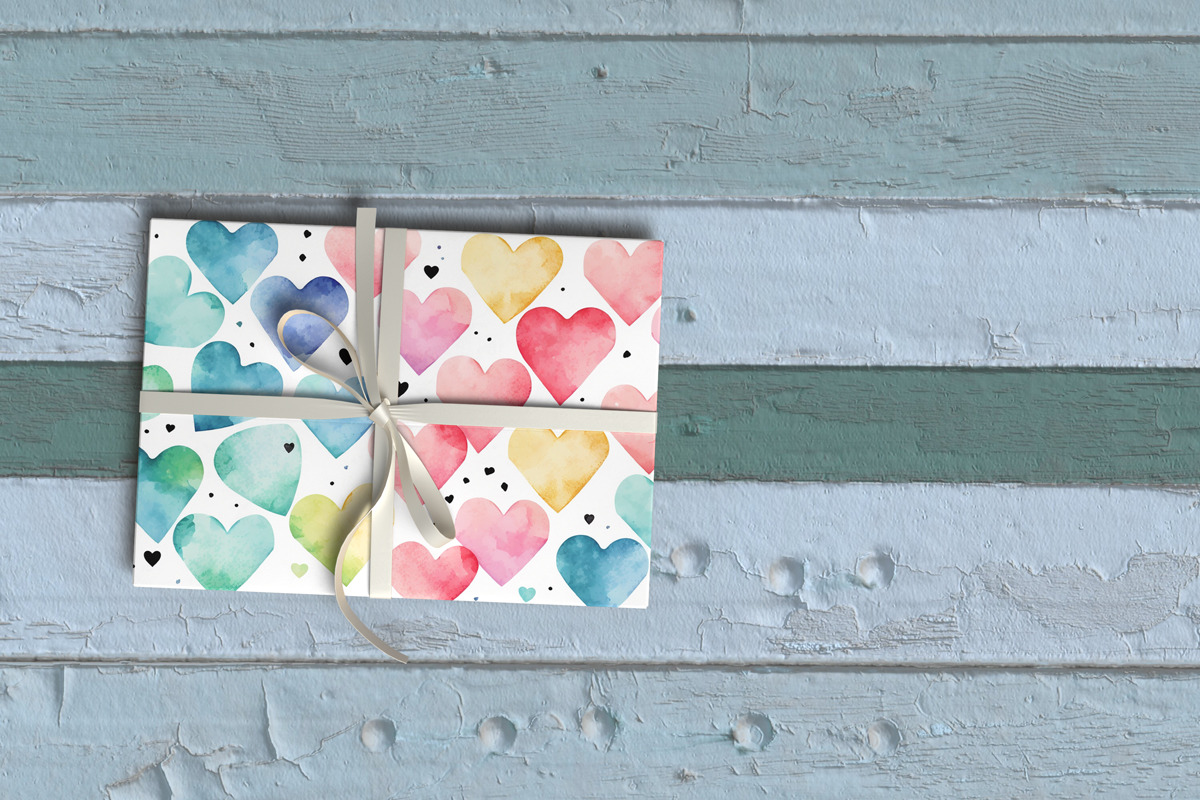 Realistic Gift Wrapping Paper Mockup, an Advertising Mockup by Rami's Mockups (Photo 3 of 8)