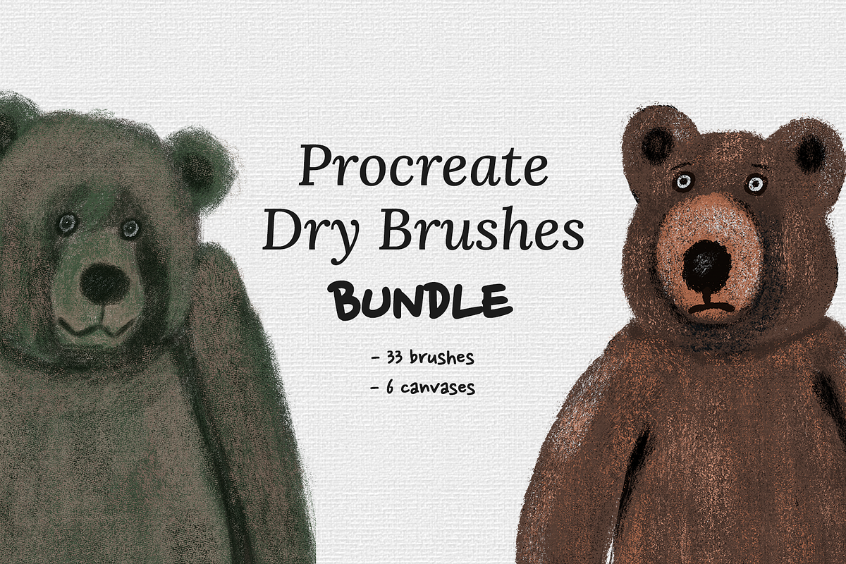 Procreate Dry Brushes | BUNDLE, a Brush Add-On by Brush Moment (Photo 17 of 17)