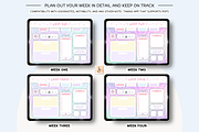 ADHD Purple Pastel Digital Planner, a Stationery Template by Tas Creative Studio (Thumbnail 8 of 9)
