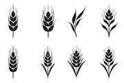 Rustic Wheat Silhouette Design, an Illustration by hafijul (Thumbnail 8 of 9)