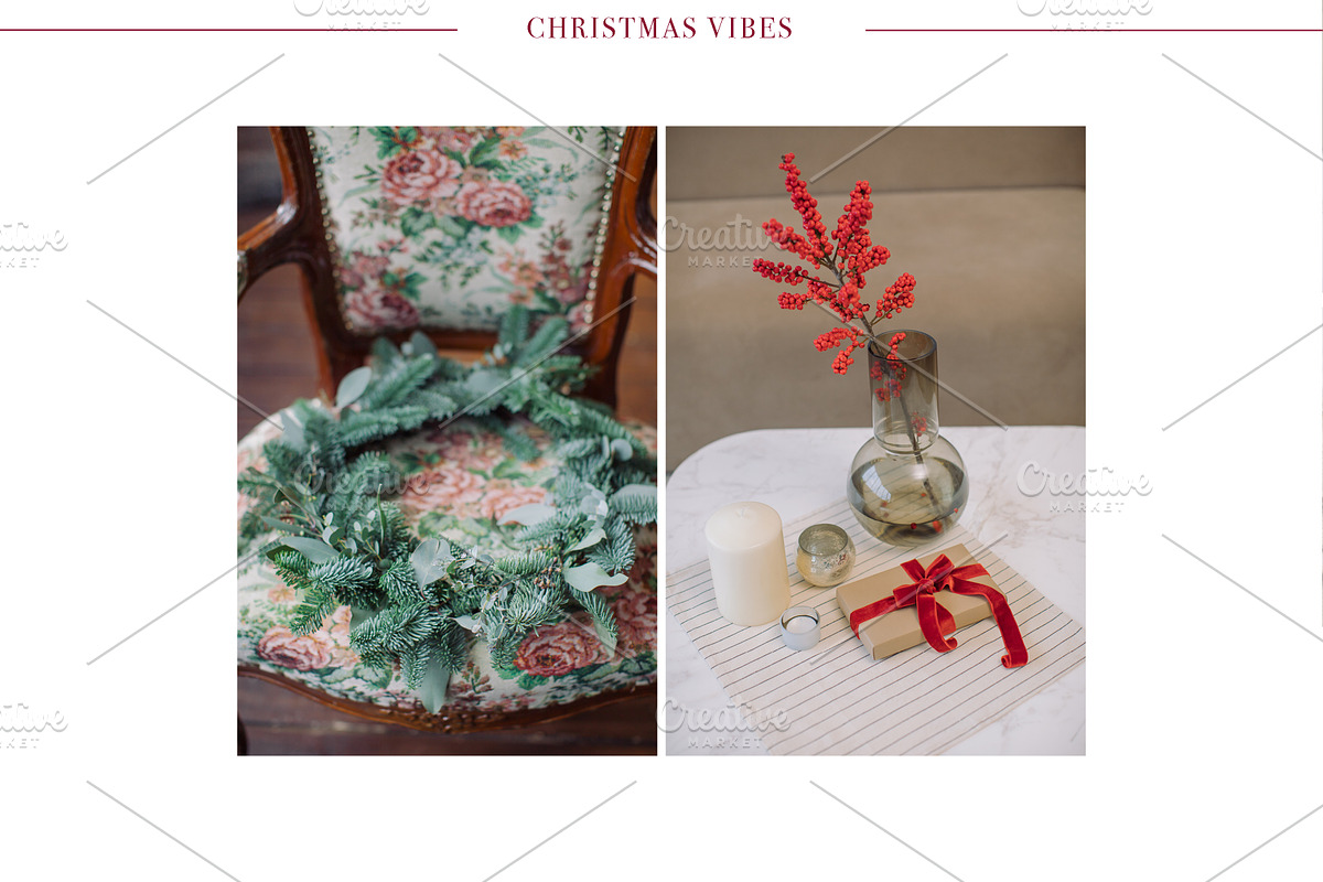 Christmas Vibes#1 | 24 Styled Photos, a Holiday Photo by Nina Stock Photos (Photo 10 of 12)