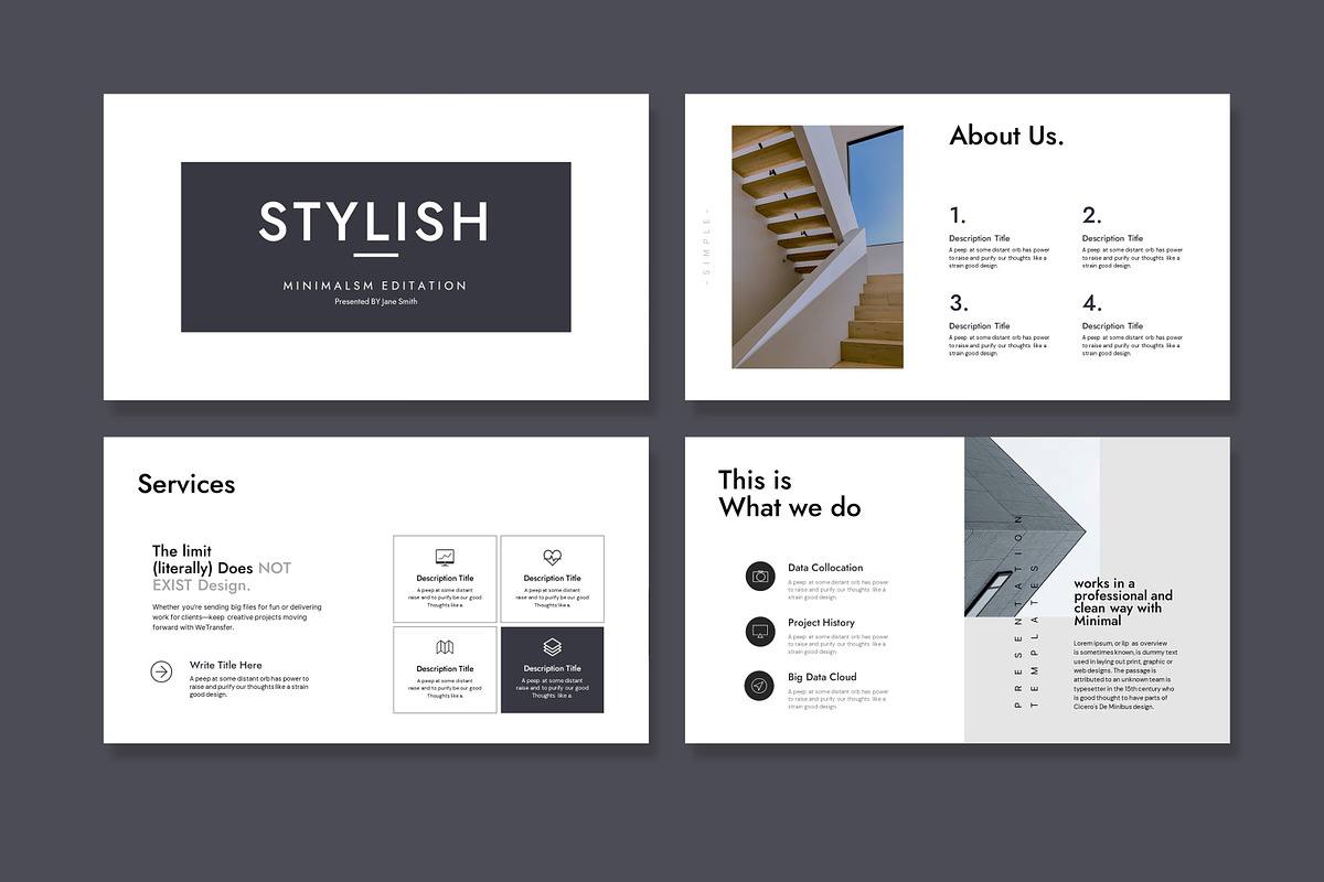 Strategy Minimal PowerPoint Template, a Presentation Template by GoldenPixelStudio (Photo 5 of 14)