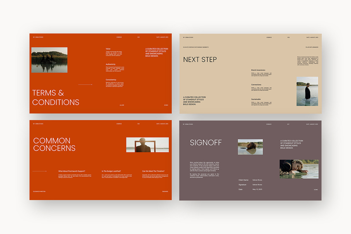 Bona : Lookbook Deck Powerpoint, a Presentation Template by Punkl Camp (Photo 8 of 16)
