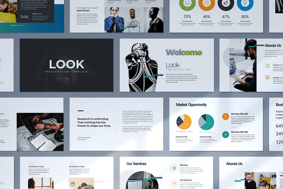 LOOK Keynote Template, a Presentation Template by WhiteGraphic (Photo 12 of 12)