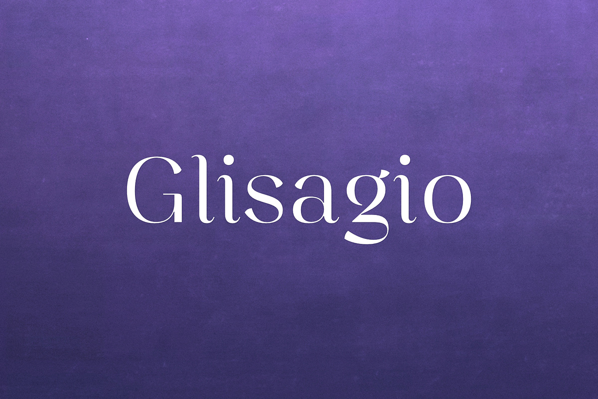 Glisagio, a Serif Font by Typomancer (Photo 1 of 7)