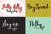 Sheyna, a Script Font by Letter-P (Thumbnail 4 of 7)