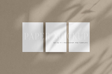 Vertical A5 Card Mockup Set | 02-11, a Mockup by DESIGN BY nube