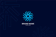 Monogram Letter K Circle Logo, a Branding & Logo Template by okkydianpra (Thumbnail 1 of 3)