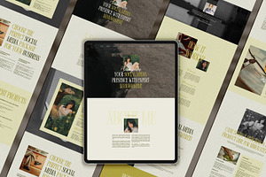 Social Media Managers Canva Website, a Websites & App Template by Amaré Creative