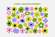 Groovy Spring, a Background Graphic by Bosotochka♥Art (Thumbnail 9 of 12)