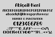 Abigail OTF, a Symbol Font by DREAMs Soul G. (Thumbnail 9 of 9)