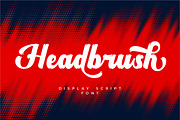 Headbrush - Display Script Font, a Script Font by PutraCetol Studio (Thumbnail 1 of 9)