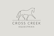 Dressage Horse Equestrian Logo, a Branding & Logo Template by Leah Suzanne (Thumbnail 1 of 2)