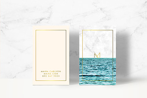 Ocean Business Card Template