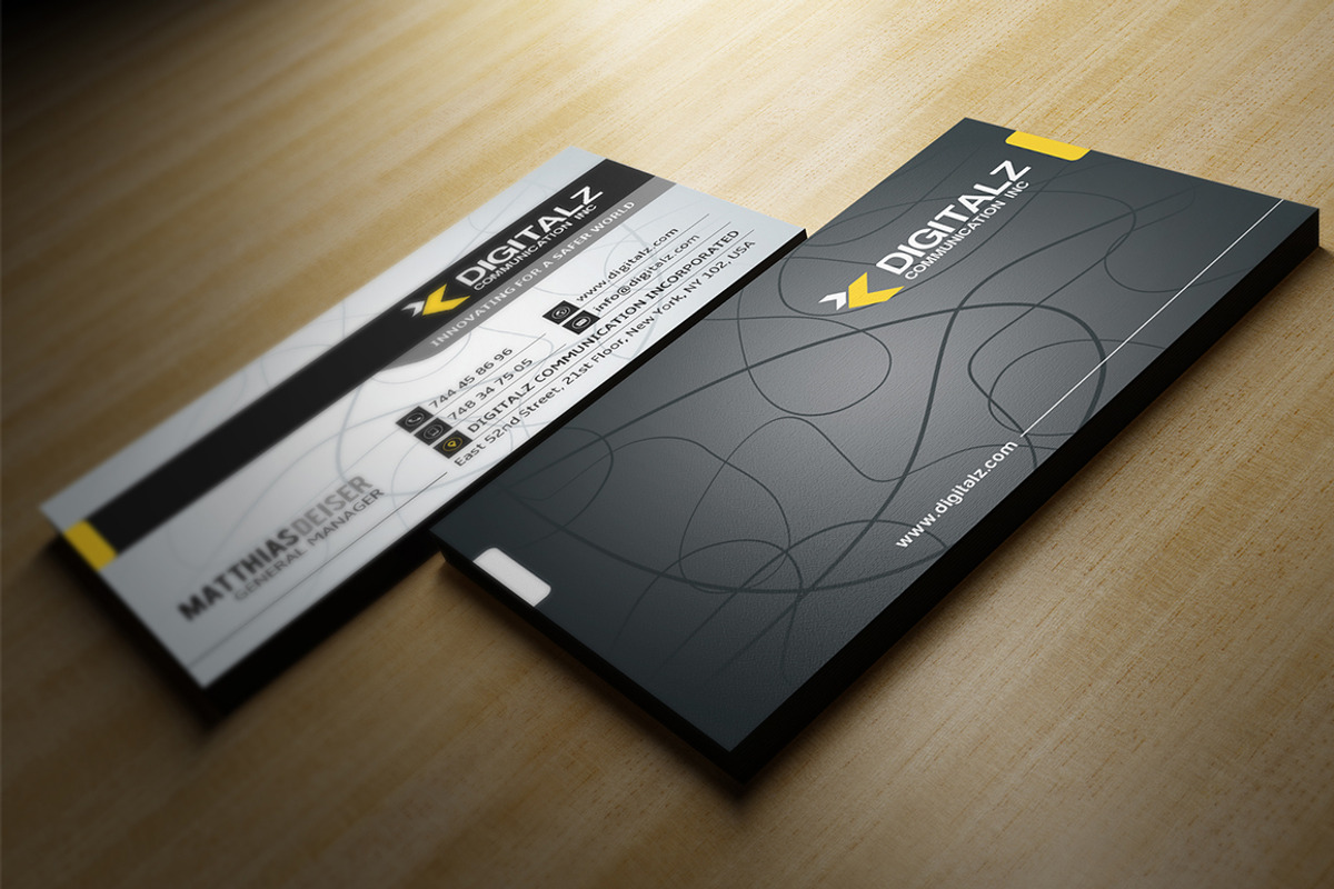 Modern Corporate Business Card, a Business Card Template by Marvel (Photo 2 of 3)