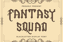 FantasySquad - Blackletter Font