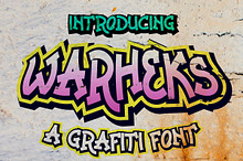 Warheks Graffiti Display Font